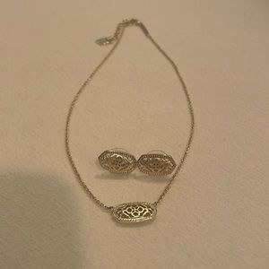 Brand new Kendra Scott necklace and earrings set
